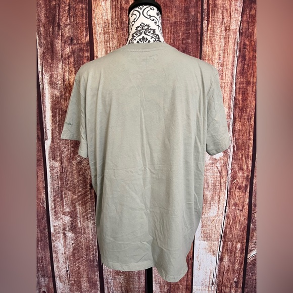 Columbia | Women's Short Sleeve Tee - Olive with Nature Graphic - Picture 4 of 7